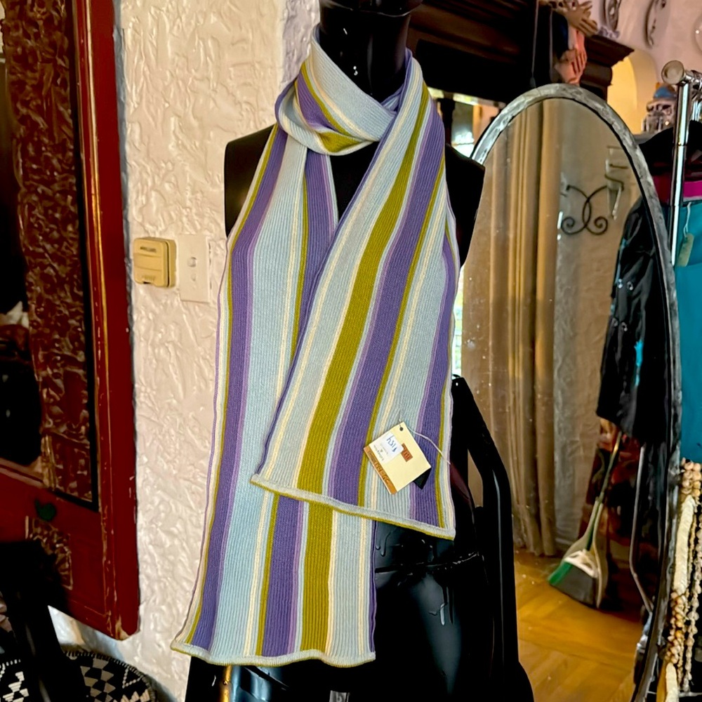 Oleana silk and wool scarf